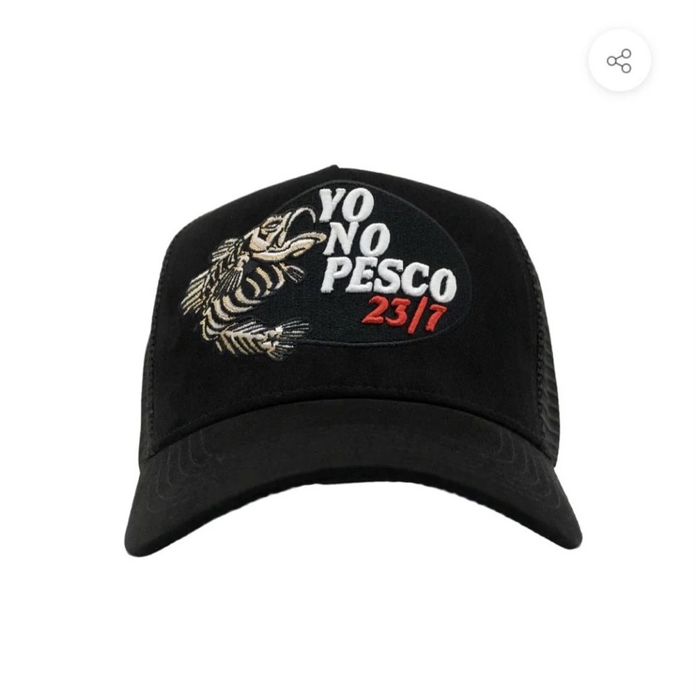 COPY - Yo No Pesco 23/7 black authentic DANDY HATS x OSCAR ORTIZ Drop 2023
